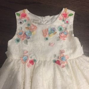 Lace and Flower Monsoon Dress